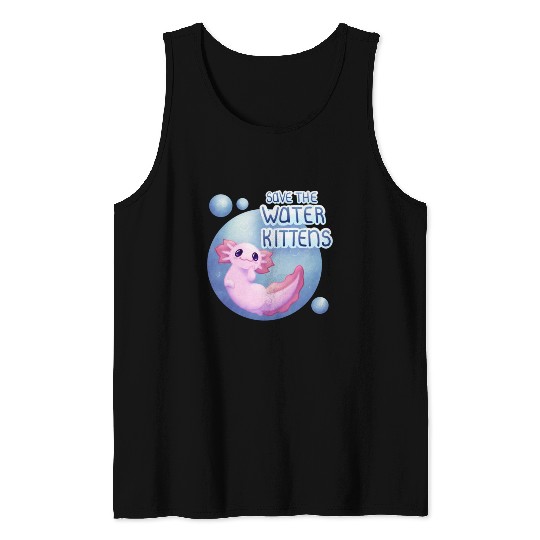 Save the Water Kittens Tank Tops
