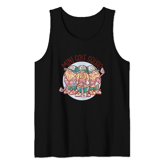 Mini Golf Gnomes Tank Tops