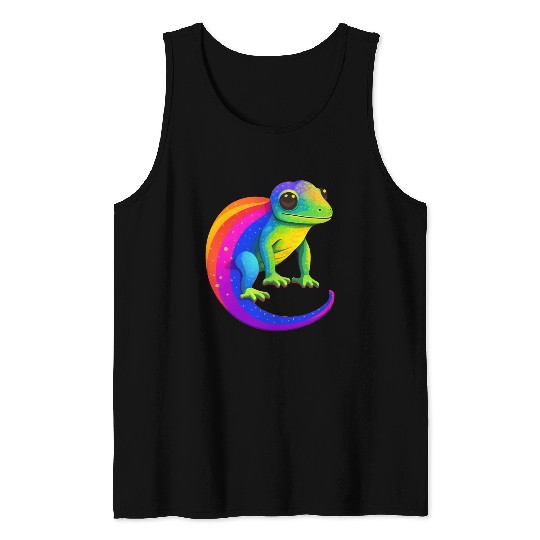 Gay Pride Gecko Tank Tops