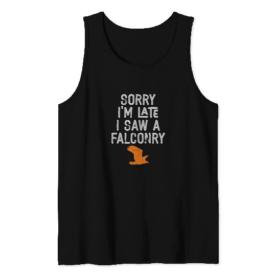 Falconry Bird Falcon Hunting Falconer Tank Tops