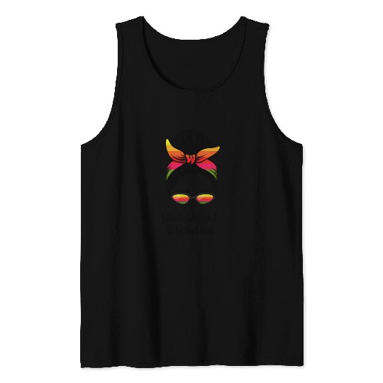 Black, Blessed & Beautiful Tank Tops