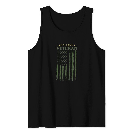 US army veteran Tank Tops