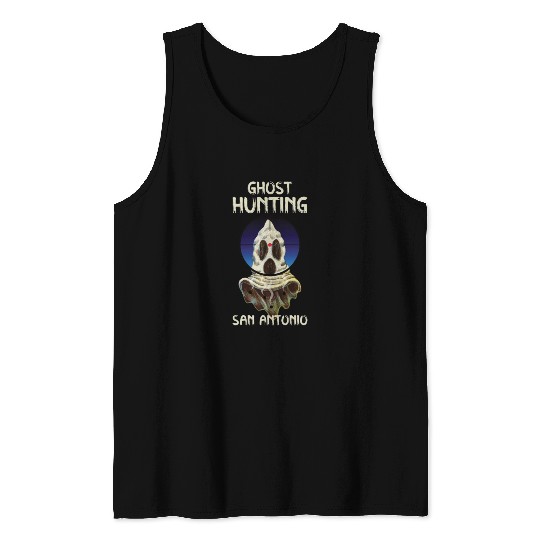 Paranormal Investigator San Antonio Hunter Ghost Tank Tops