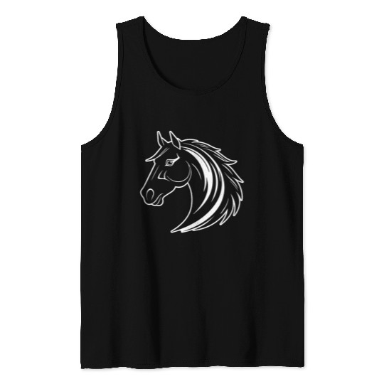 Horse Equine Pony Tank Tops