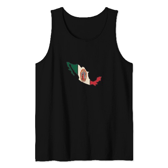Our Lady Of Guadalupe Virgin Mary Tank Tops