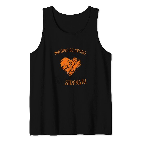 MS Warriors Never Underestimate Our Strength Tank Tops