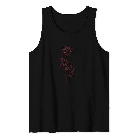 the rose Tank Tops