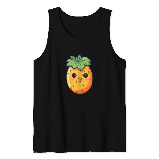 Papaya kawaii Tank Tops