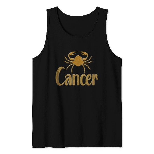 Cancer Zodiac Sign Tank Tops
