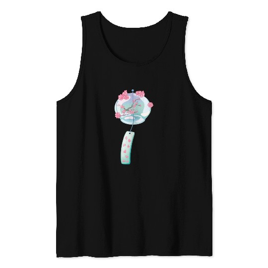 Sakura Wind Chime Tank Tops