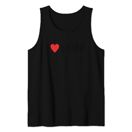I Love Lamp Tank Tops