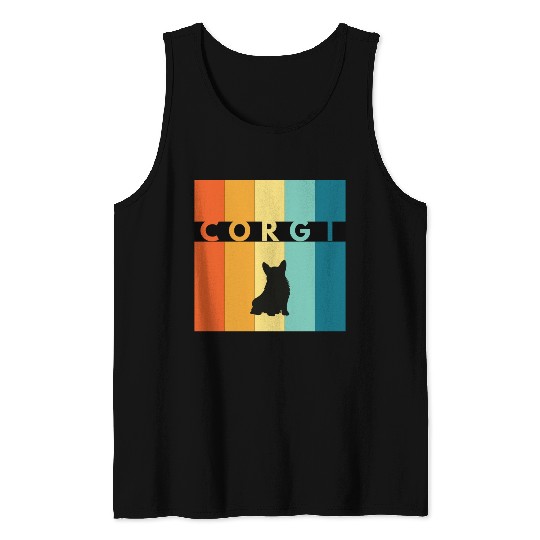 Corgi Tank Tops