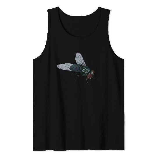 Fly Common House Fly Insect Tank Tops