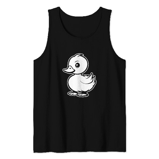 Duck Bird Nature Pond Tank Tops