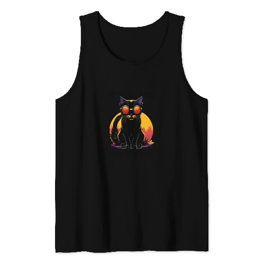 FELINE Fine | Cat Lover Summer Animal Beach Party Tank Tops