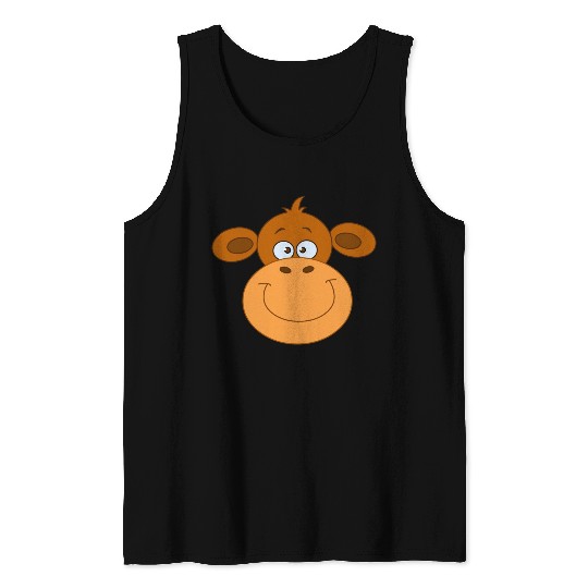 Monkey Face Tank Tops
