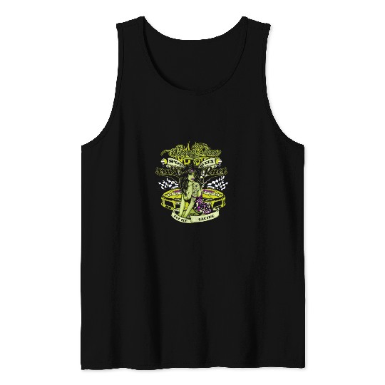 Speed Queen - Hot Rod Racing Tank Tops
