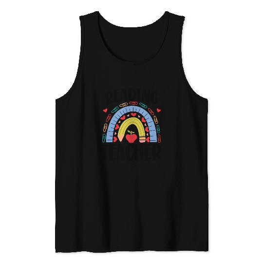 Reading Teacher Tank Tops