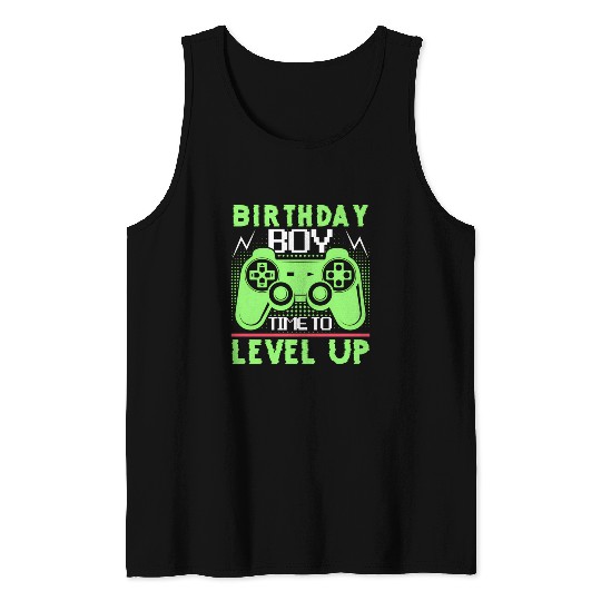 Timet O Level Up Gaming Quotes Tank Tops