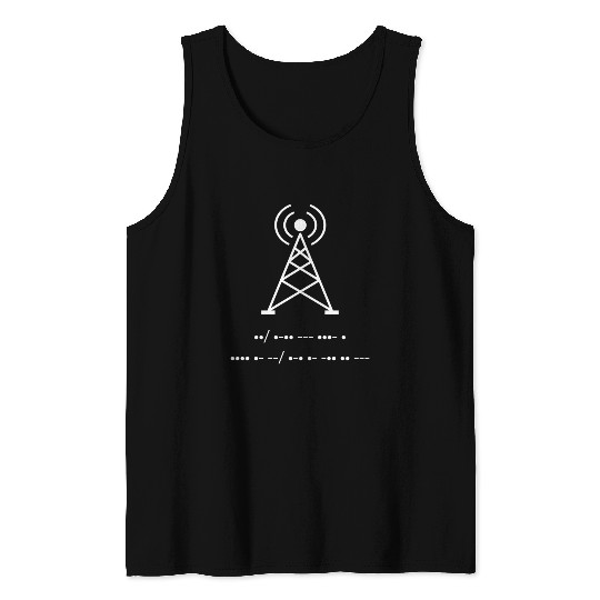 Amateur Ham Radio Morse Code Tank Tops