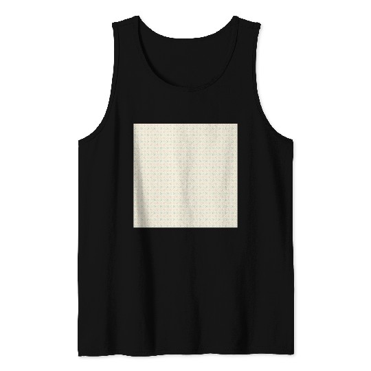 Retro Pattern Yellow Teal Red Tank Tops