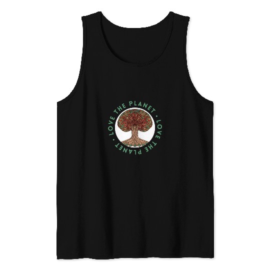 Tree: detailed, relaxing, & positive Tank Tops