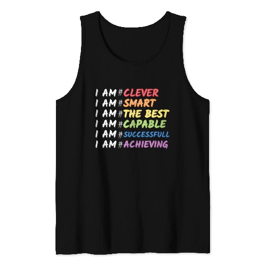 Daily Motivational Affirmation Self Love Quote Tank Tops