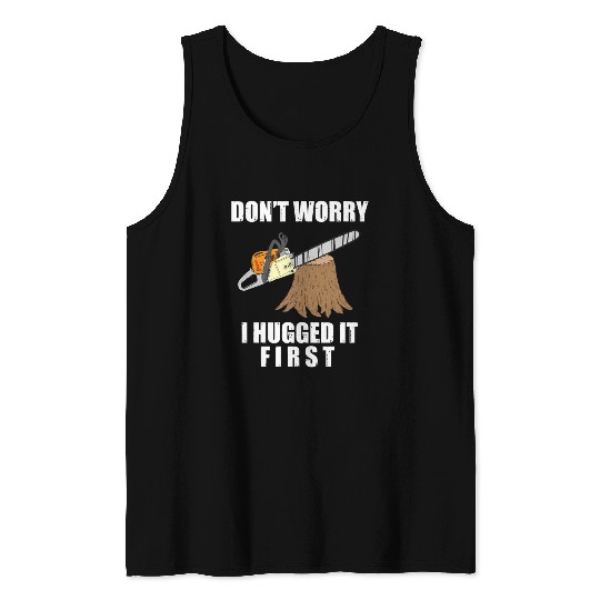 Lumberjack Chainsaw Logging Arborist Tank Tops