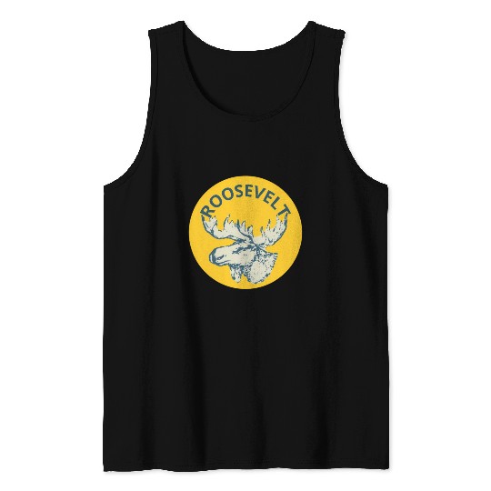 Teddy Roosevelt Bull Moose Py Tank Tops