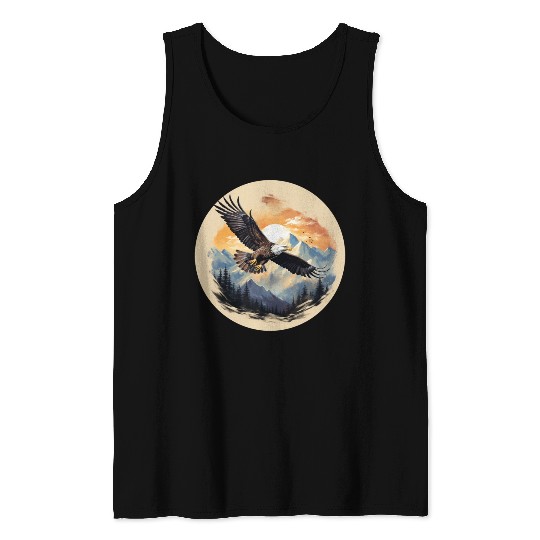 Bald Eagle as America's Symbol Tank Tops