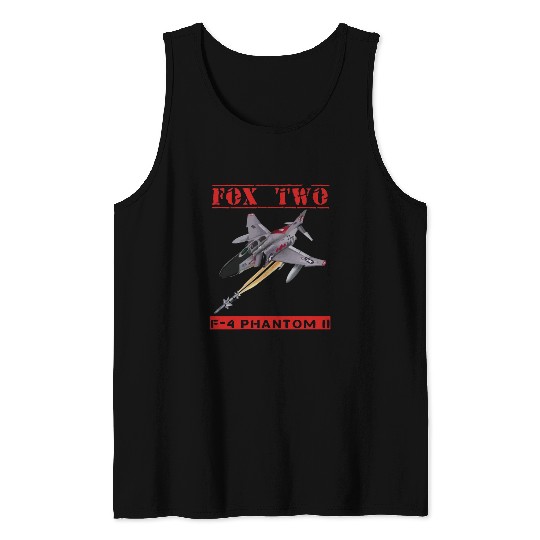 FOX TWO F 4 Phantom II Tank Tops