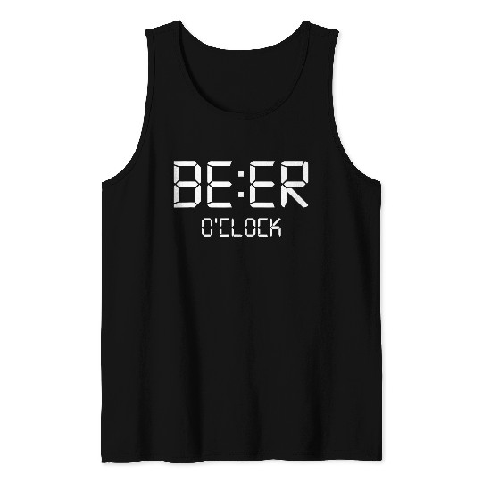 Beer Oclock Funny Saint Stpatricks Day Drinking Tank Tops