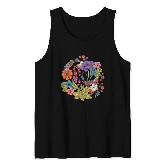 Spring Garden Tank Tops