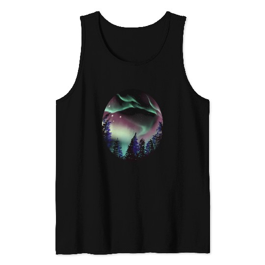 Northern Lights Aurora Borealis For Or Tank Tops