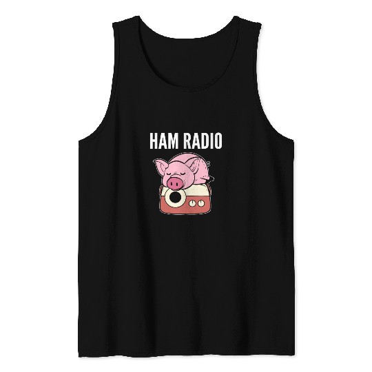 Ham Radio Newscaster Gift Tank Tops