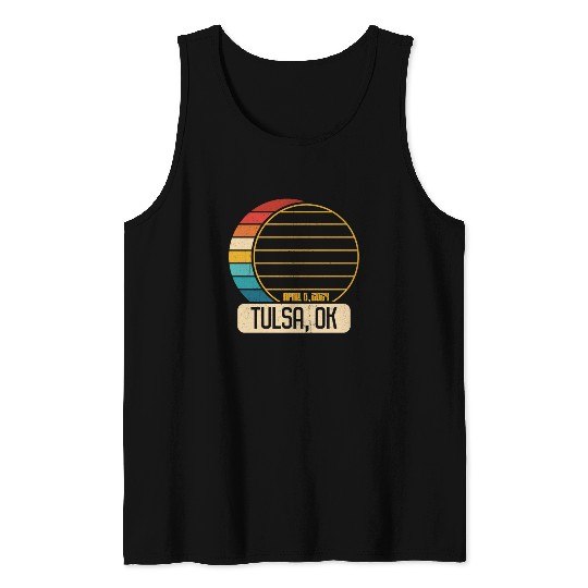 Total Solar Eclipse Oklahoma Tulsa April 28 2024Tu Tank Tops