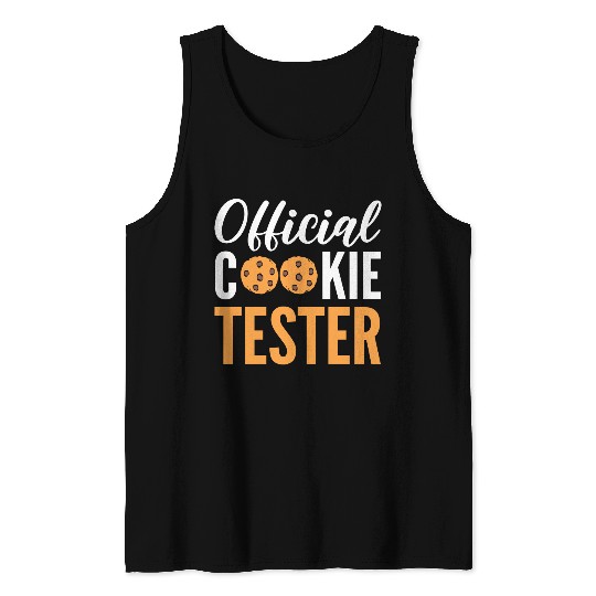 Official Cookie Tester Chef or Baker Gift Tank Tops