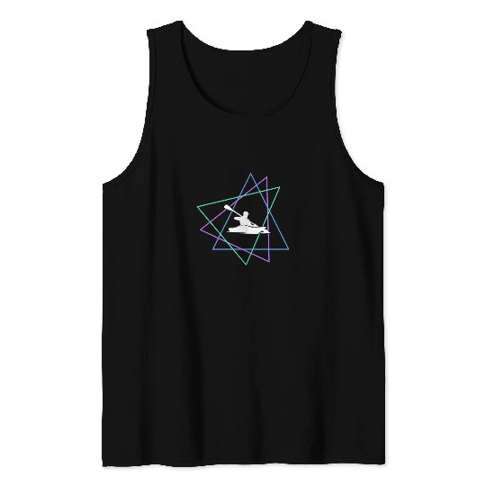 Geometric Kayak Adventure Tank Tops