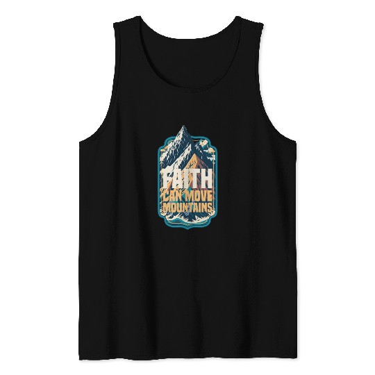 Faith Can Move Mountains with Mountain Tank Tops