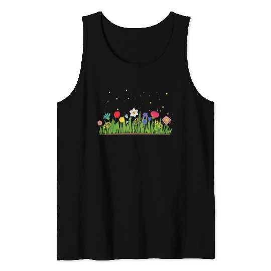 Garden of Firefly Tank Tops