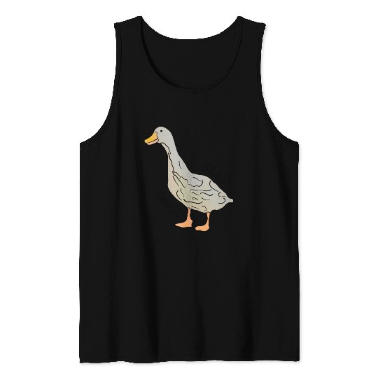 Playful Silly Goose Delight Tank Tops