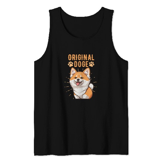 Original Doge Shiba Inu Tank Tops