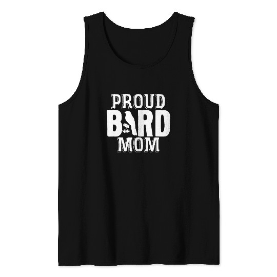 Bird Mom Birds Love Budgie Sparrow Heron Parrot Tank Tops