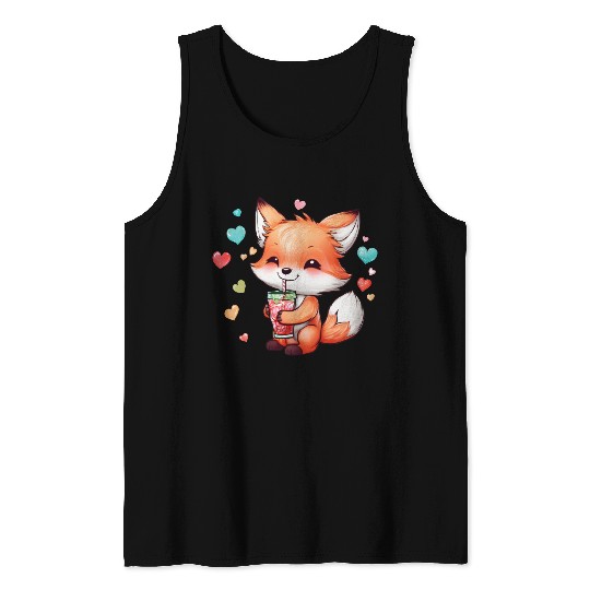 Fox cub Tank Tops