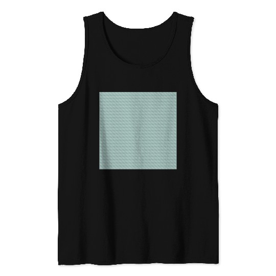 Teal Minimal Texture Tank Tops