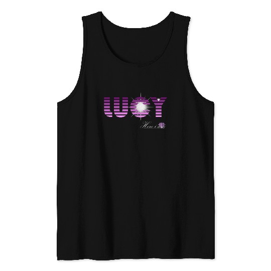 Lucy pink and violet - Latin's etymology - Light Tank Tops