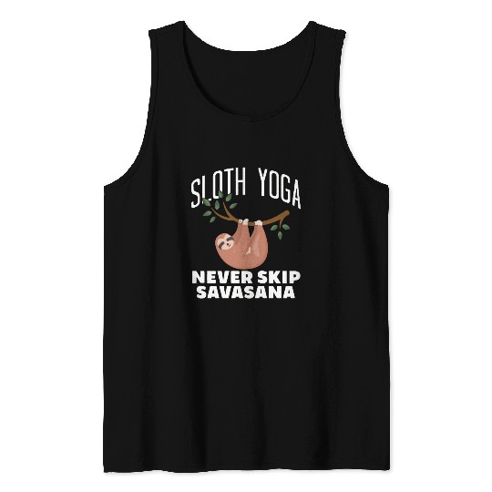 Sloth Yoga 1 Tank Tops