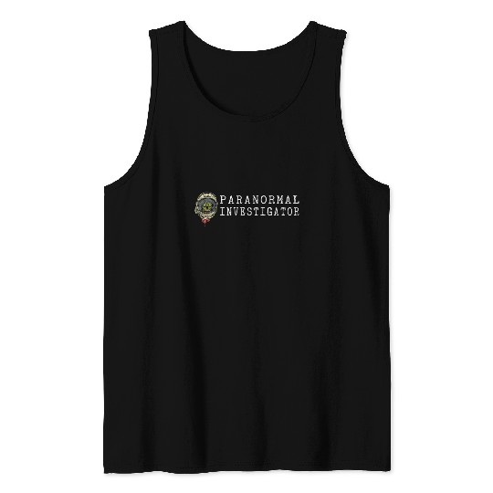 Ghost Hunting Paranormal Investigator Tank Tops