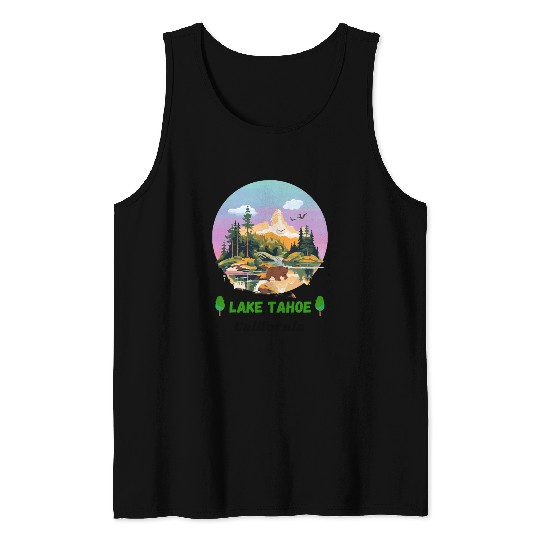 Lake Tahoe California Tank Tops