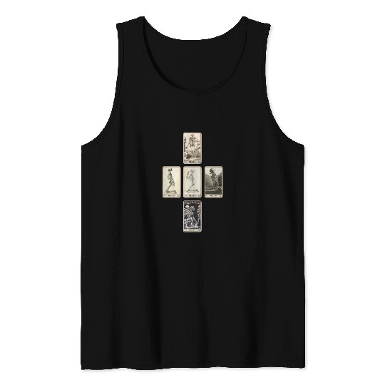 Death Card Tank Tops